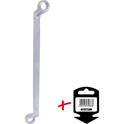 KS TOOLS 517.0807-E - Double ring spanner, offset, 12x13mm