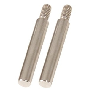 Round adaptor, pack of 2, chrome plated, 8mm