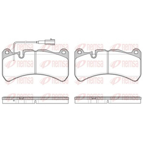 Kit de plaquettes de frein, frein à disque