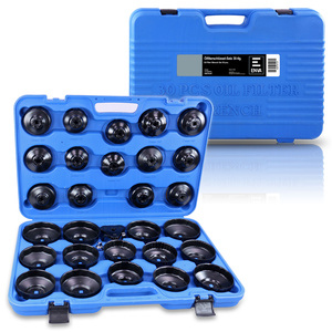 Jeu de clés et de capuchons pour filtres à huile - 30 pièces