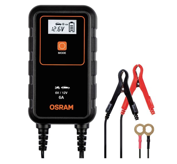 Aparat de incarcat bateria de acumulatori OSRAM OEBCS906 6/12V