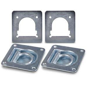 2x auge d'arrimage 105 x 105 mm + 2x contreplaque 142 x 132mm