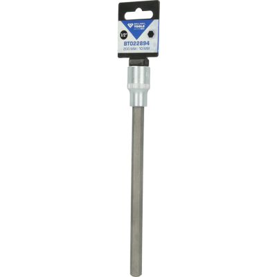 Brilliant Tools BT022894 - 1/2" hexagonal bit socket, 200 mm long, 10 mm 3