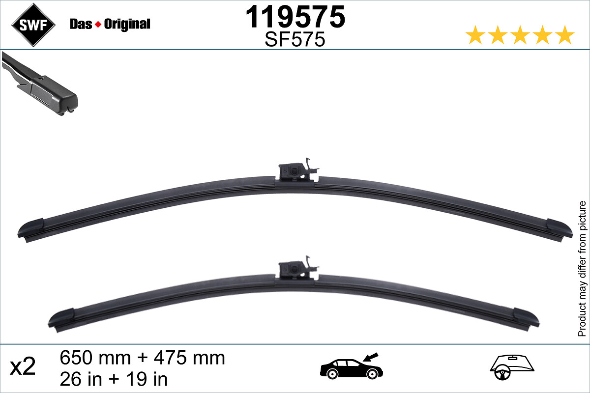SWF 119313 Spazzola Tergicristallo per Renault per Dacia