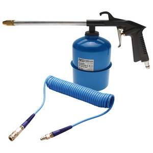 Pistolet de pulvérisation d'air comprimé + tuyau spiralé