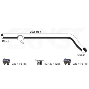 Tuyau d'échappement