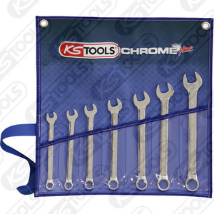 CHROMEplus Combination spanner set, offset, 7 pcs imperial