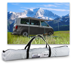 Auvent de camping - protection contre le soleil et la pluie - 3 x 2,4 m