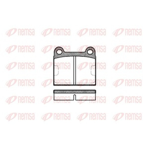 Kit de plaquettes de frein, frein à disque