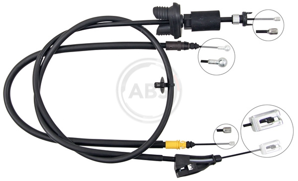 Ashika Cavo Freno A Mano Posteriore Per Suzuki SJ410 E SJ413, OE 5464080011 - 6