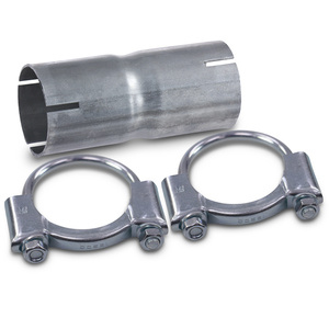 Raccord de tube Ø55 mm + 2x colliers à étrier Ø58 mm