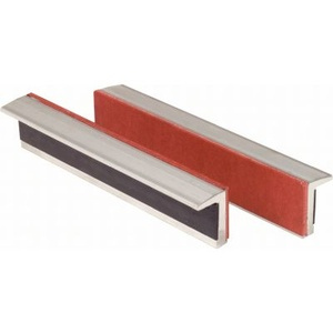 Aluminium bench vice protective jaws with rubber
insert,100mm