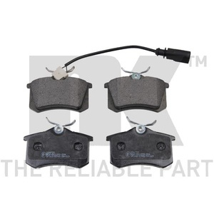 Jeu de plaquettes de frein arrière avec contact d'avertissement