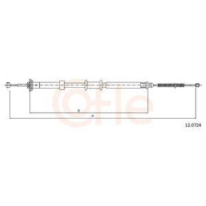 Tirette à câble, frein de stationnement