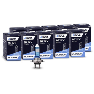 10x Ampoule H7 55W 12V - PLATINUM--> jusqu'à 130% de lumière en plus !