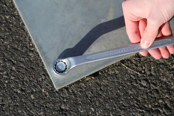 Brilliant Tools BT012906 - Double ring spanner, offset, 18 x 19 mm 5