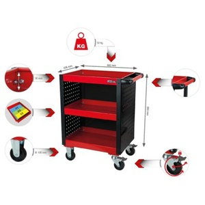 ECOline Workshop-Service Trolley with Perforated Plate Cover