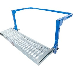 Marchepied pliable sur pneus - réglable - pour poids lourds