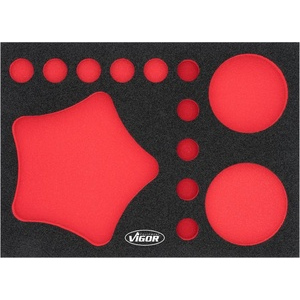 garniture en mousse souple à 2 composants - vide - pour V7270