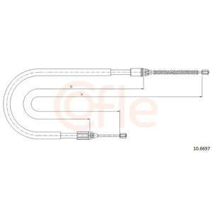 Tirette à câble, frein de stationnement