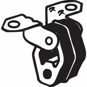 Butée élastique, silencieux