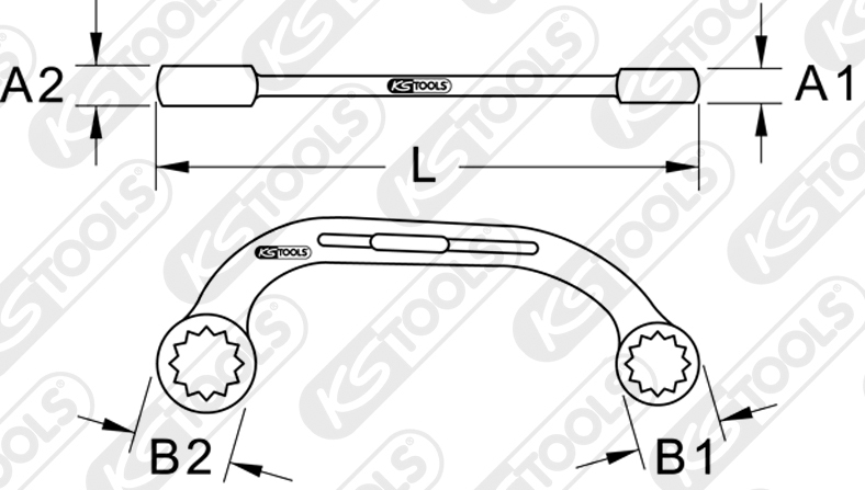 Cheie inelara KSTOOLS KS518.0857