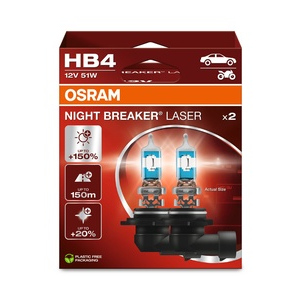 Ampoule HB4 NIGHTBREAKER LASER- boîte pliante