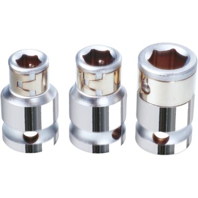 KS TOOLS 918.3983 - 3/8" CHROMEplus Bit adaptor socket, for 1/4" 1