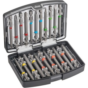 Bit Box 22 pcs. embouts longs entraînement hexagonal 6,3mm (1/4")