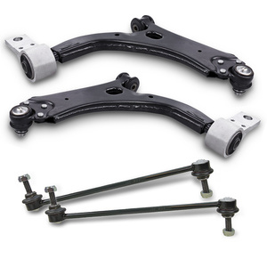 2x bras de suspension + 2x barres d'accouplement avant