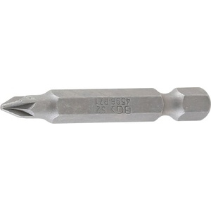 Embout - longueur 50 mm - hexagonal 6,3 mm (1/4") - cruciforme PZ1