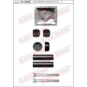 Jeu de douilles de guidage, étrier de frein