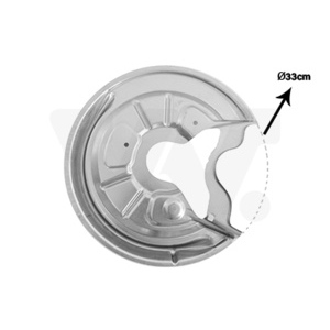 Tôle de protection du disque de frein arrière droit