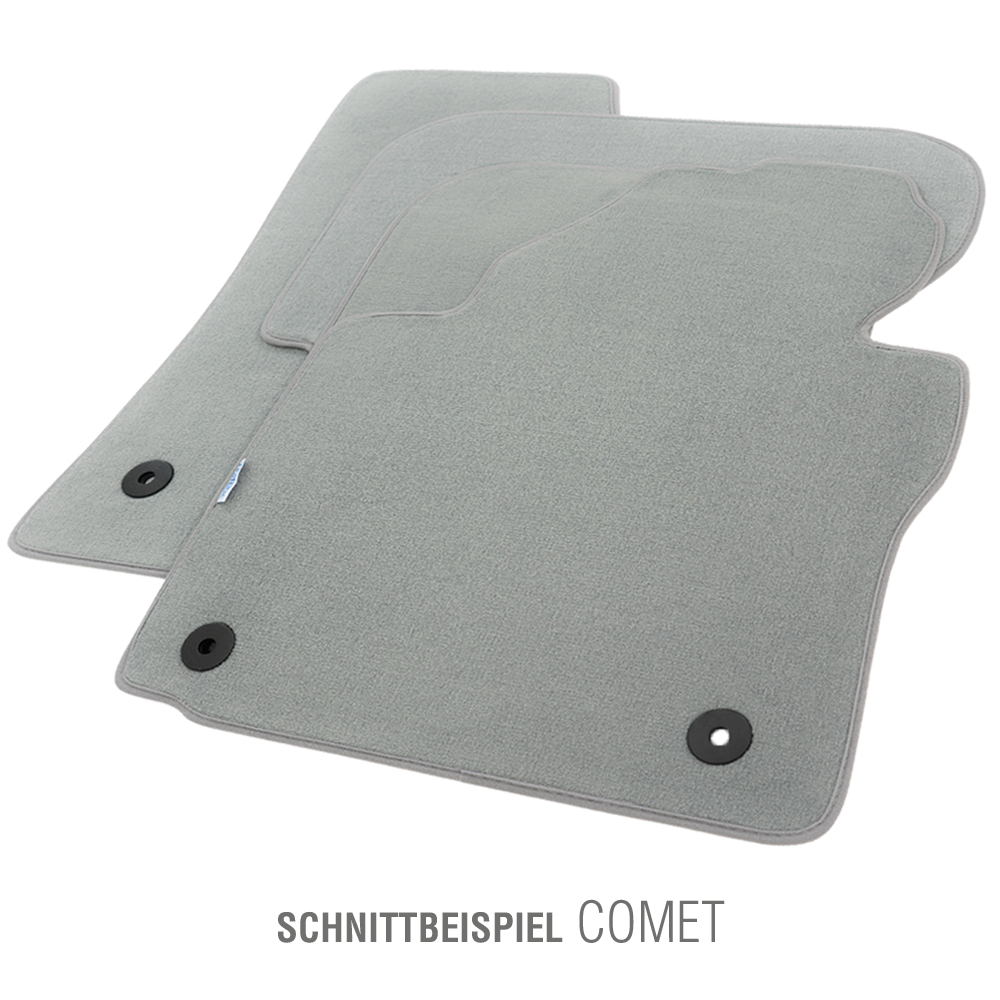 Tappetini Auto Spessi In Tessuto Per Opel Vectra C SW (2002-2008) - Colore Antracite/grigio Scuro, Set 4 Pezzi - 4