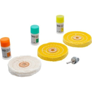 Assortiment de polissage pour métaux durs, 7 pcs.
