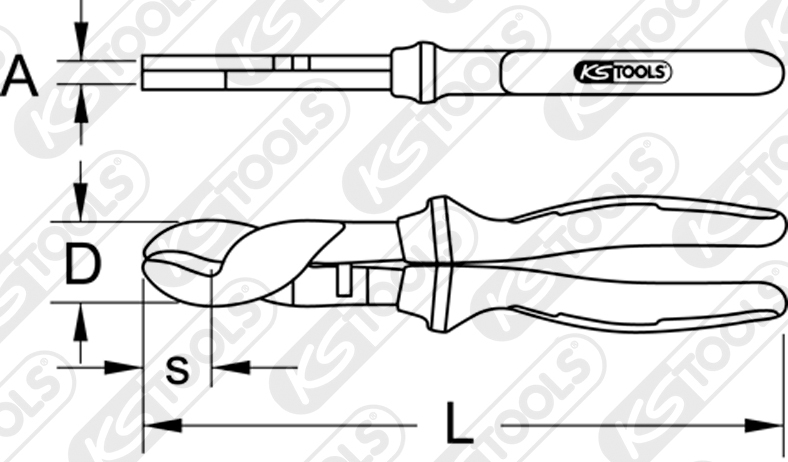 Cleste cablu KSTOOLS KS117.1122