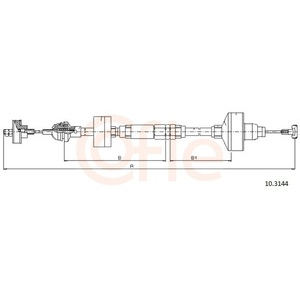 Tirette à câble, commande d'embrayage