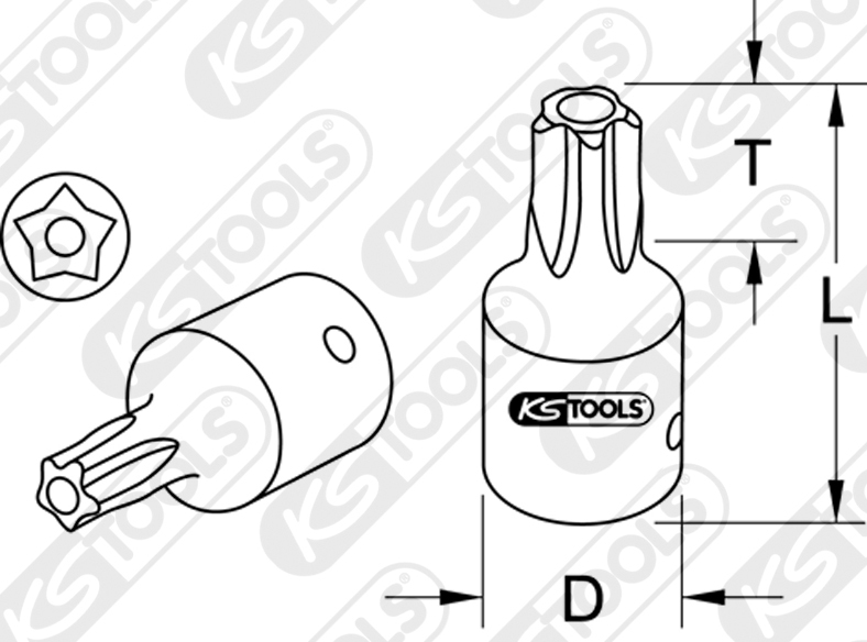 Cap Cheie Tubulara KSTOOLS KS911.1473