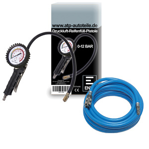 Gonfleur de pneus + tuyau d'air comprimé BGS 10 m