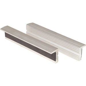 Aluminium bench vice protective jaws with textured
surface,140mm