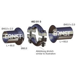 Kit de réparation, tuyau d'échappement