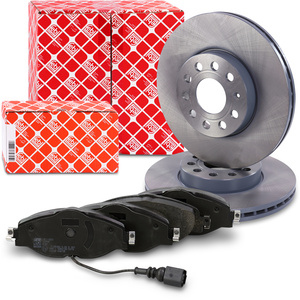 Disques de frein + plaquettes de frein avec contact d'avertissement avant