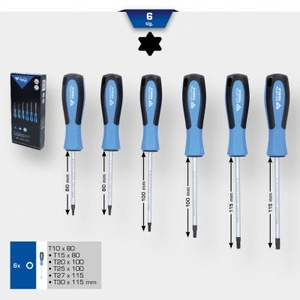 TORX screwdriver set, 6 pcs