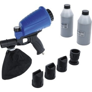 Pistolet de sablage à air comprimé, accessoires inclus - 3 pièces