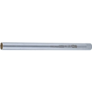 Douille pour bougie d'allumage avec aimant, 12 pans, extra longue - 3/8" 14 mm