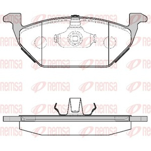 Kit de plaquettes de frein, frein à disque