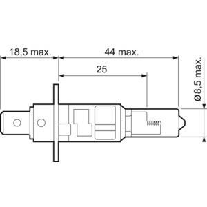 Ampoule, projecteur longue portée