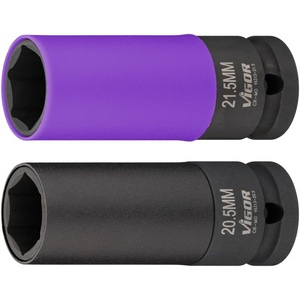 Jeu de douilles à choc - 6 pans - 1/2" - 2 pces