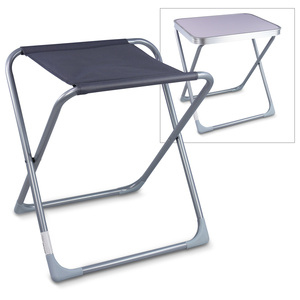 tabouret de camping 2 en 1 avec tablette - 47x37cm