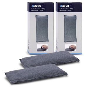 2x Déshumidificateur d'air, déshumidificateur de voiture avec gel de silice - 1000g